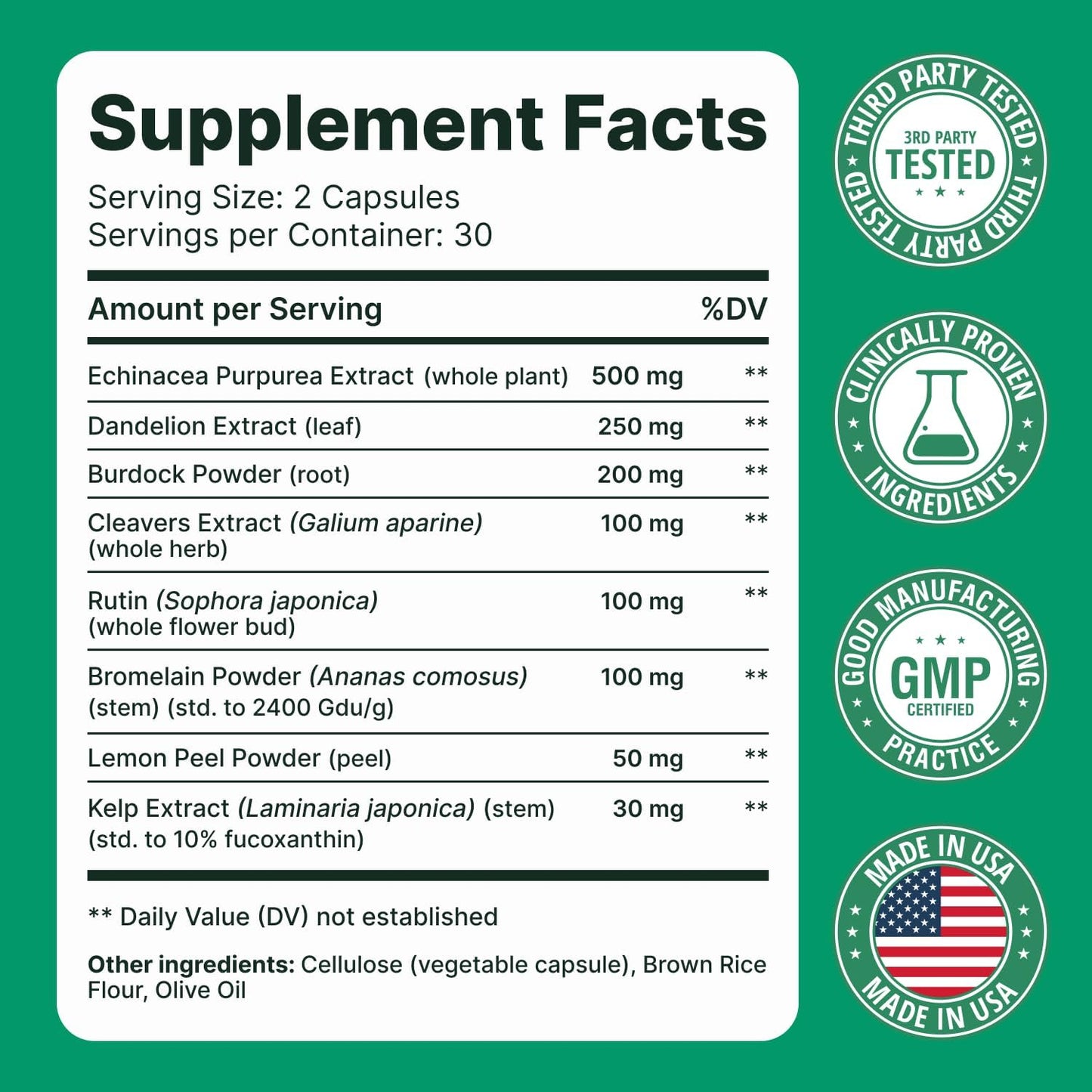 Sculptique Lymphatic Drainage Capsules